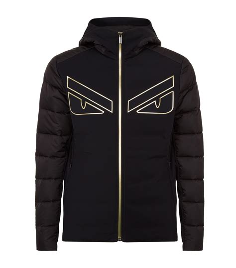 fendi mens track jacket black 3xl|Fendi jackets for men.